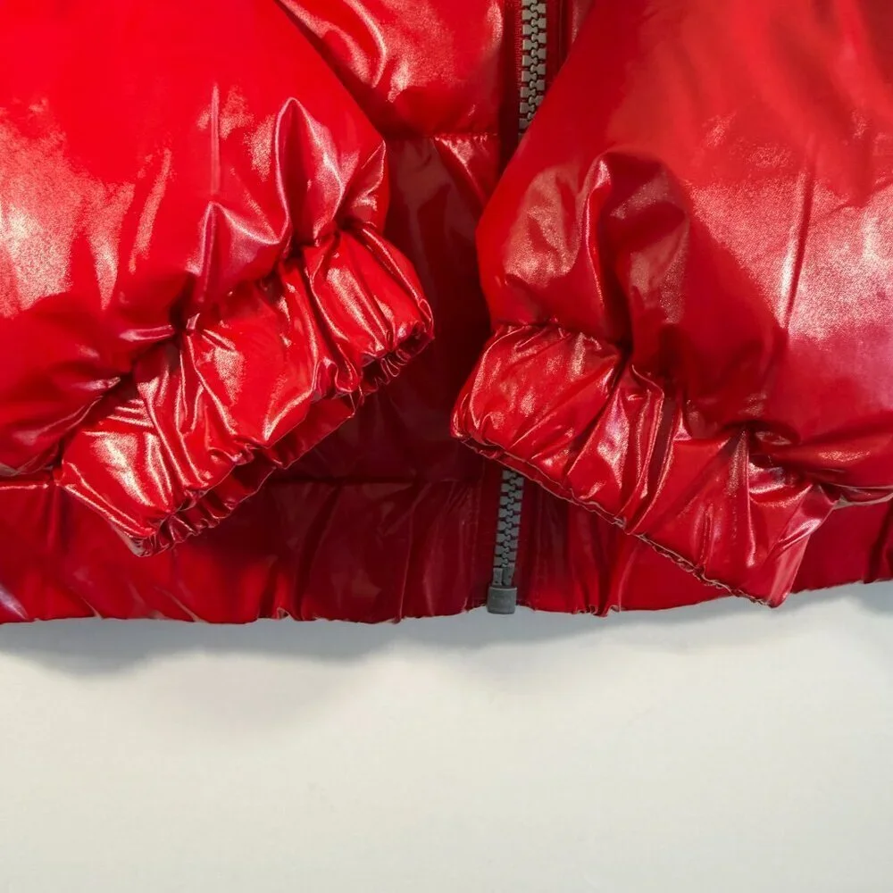 LEVIS Hooded Puffer Jacket Red Kids 6-7